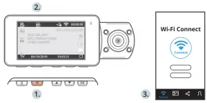 ReXING V3 Basic Dash Camera with WiFi-Wi-Fi Connect