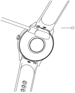 Shenzhen Huafurui smart watch Connect to the USB