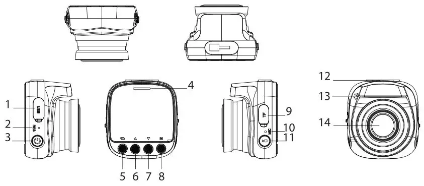 Blaupunkt BP 3.1 A Video Recorder - STRUCTURE