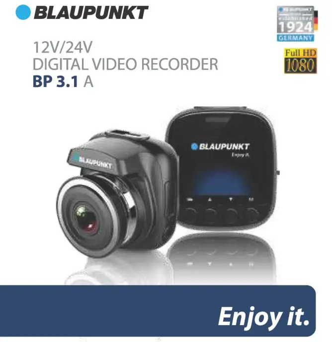 Blaupunkt BP 3.1 A Video Recorder User Manual