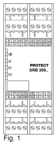 SCHMERSAL SRB206SQ Safety Relay SRB fig 2