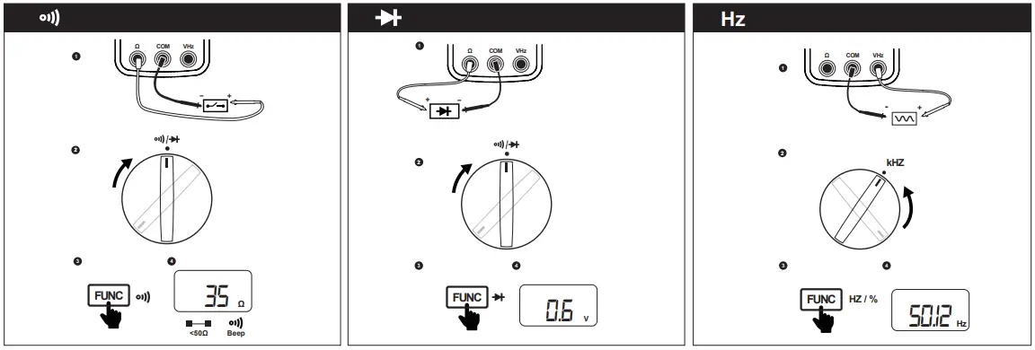 MASTECH M9912 AC.DC Clamp Meter fig3