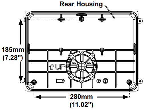 BRAUN 58077 150 Watt Equivalent 5500 Lumen Outdoor LED Wall Pack and Security Light - drill