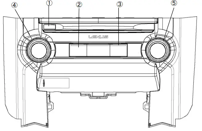 DENSO TEN FT0048A Car Navigation - Button function1