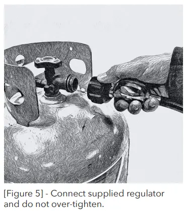 UKIAH TK 1046M Voyager 20 Inch D x 187 Inch H Outdoor Round Steel Propane Gas Fire Pit - fig 1