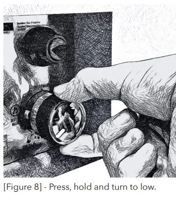 UKIAH TK 1046M Voyager 20 Inch D x 187 Inch H Outdoor Round Steel Propane Gas Fire Pit - fig 4