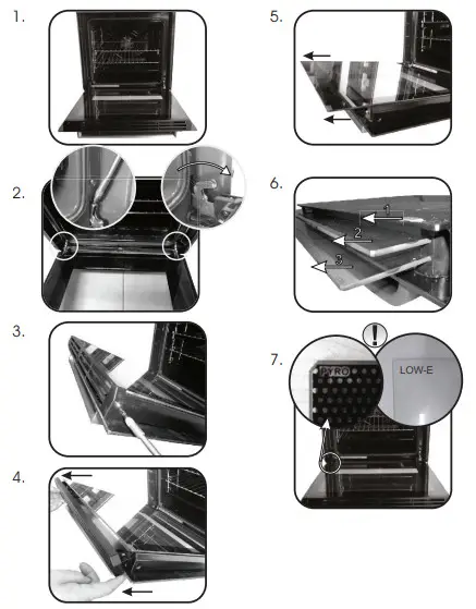 Haier HWO60S7MX2 60cm 7 Function- Glass door