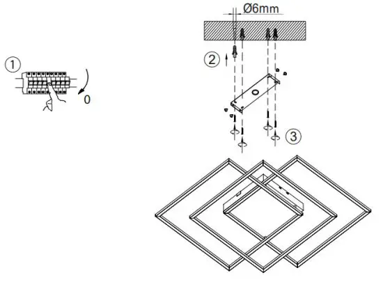 Paul Neuhaus 8196-55 LED Ceiling Light - fitting