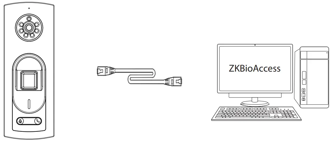 ZKTECO Notus RFID and Fingerprint Access Control Terminal-Ethernet Connection1