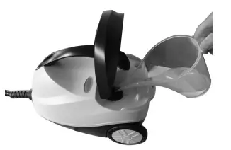 H Koenig NV6200 Steam Cleaner - cup