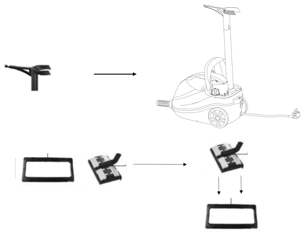 H Koenig NV6200 Steam Cleaner - rug2