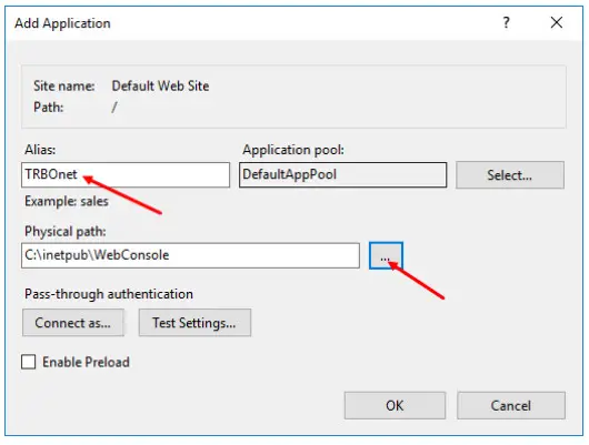 TRBOnet Web Console App - figure 11