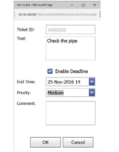 TRBOnet Web Console App - figure 30
