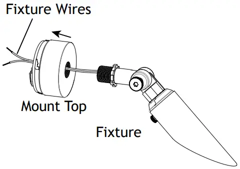 Install Mount Top to Fixture