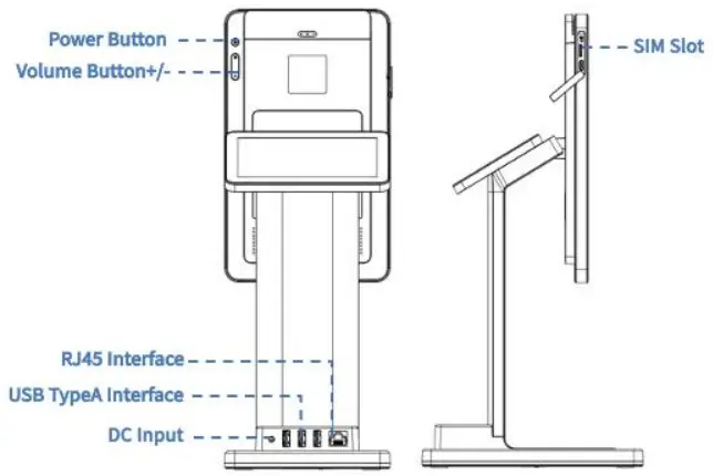 PoP Pay PayPad Plus Dual screen All in one Device - Function Definition