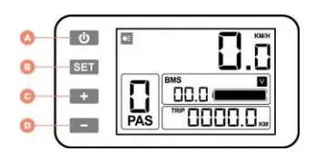 bigston C500 LCD Display USB Aansluiting Controlle - display 6