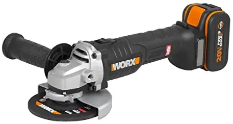 WORX WX812.X 20V Cordless Brushless Angle Grinder