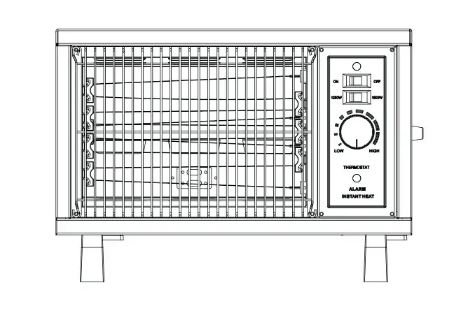 RED STONE Electric Radiant Heater