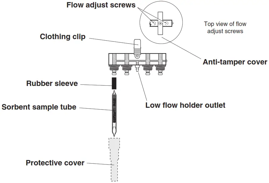 SKC 110 100 T AirLite Sample Pump with Timer - Fig 7