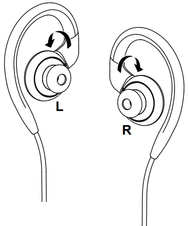 motorola PMLN8295 2 Wire Swivel Loud Audio Earpiece with Eartip - Speaker