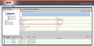 7. After submitting RAID setting