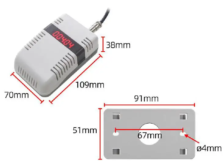 SONBEST SD5870B Carbon Dioxide Sensor-fig1