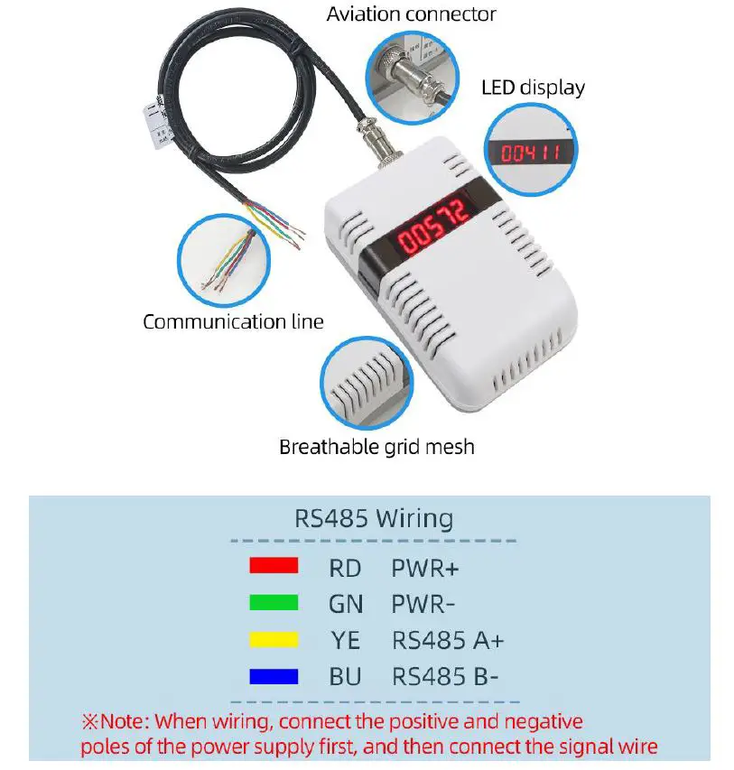 SONBEST SD5870B Carbon Dioxide Sensor-fig2