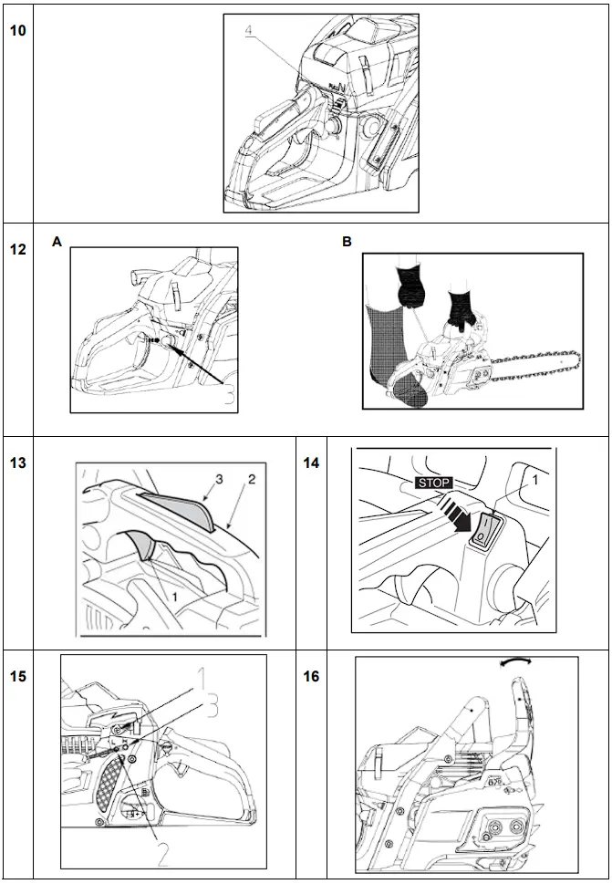 XCS5600 Gasoline Chain Saw Assembly