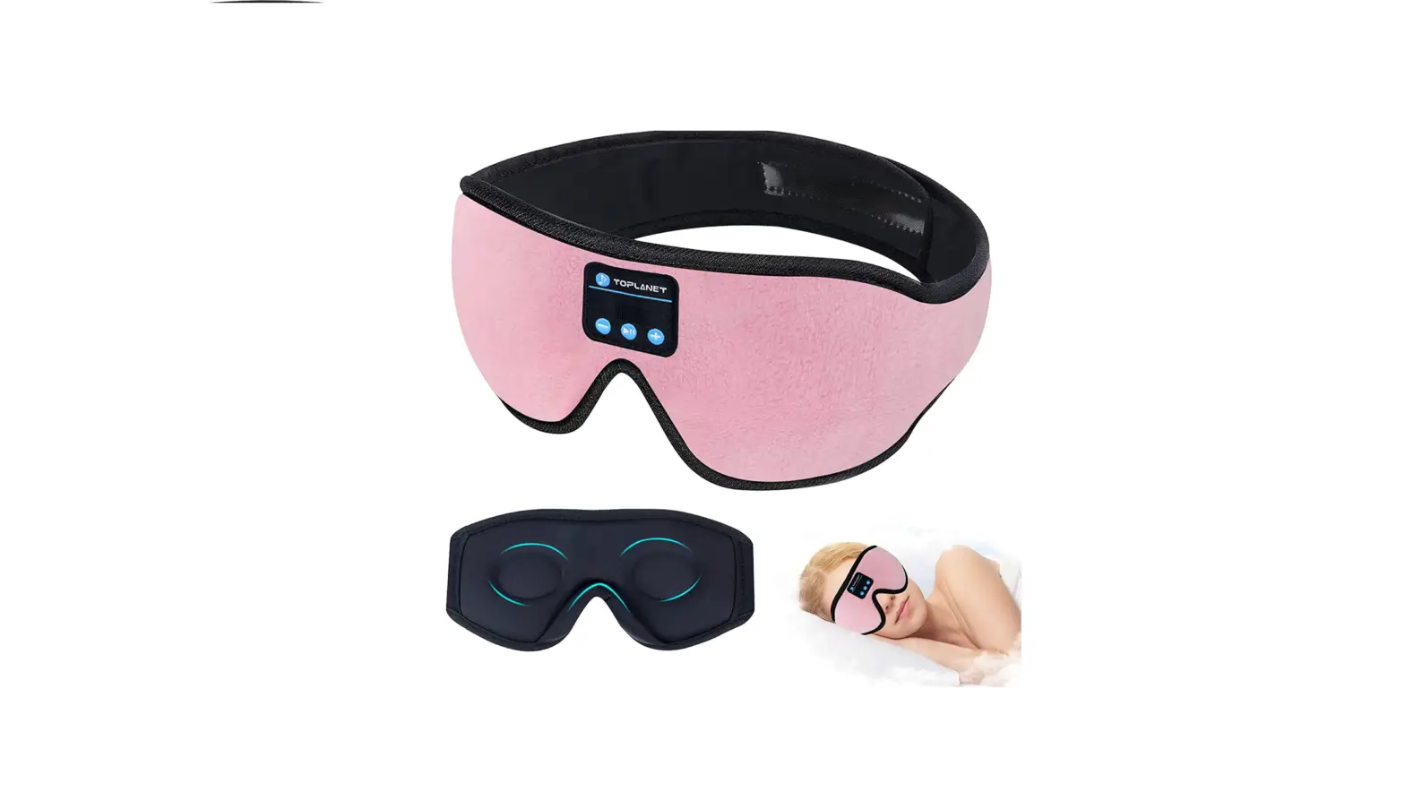 Toplanet Mdb1081 Relaxation Wireless Eye Mask With Built-in Speaker Instruction Manual
