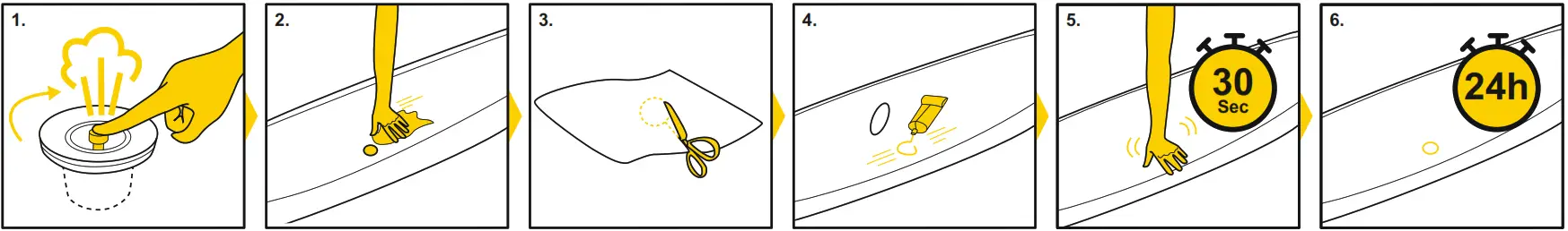 Bestway 65346 Hydro Force Sup Board - Repair