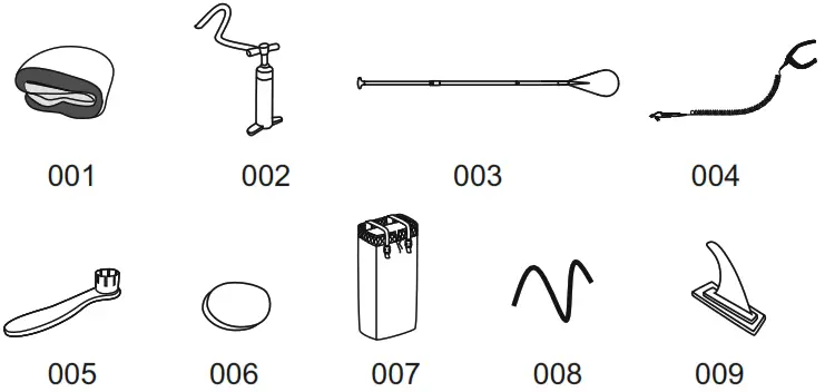 Bestway 65346 Hydro Force Sup Board - SPARE PART