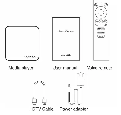 HARPER ABX-480 Smart TV Media Player- FIG 1