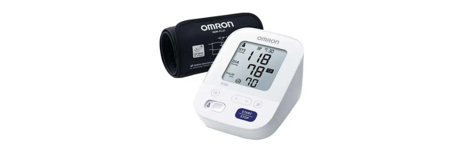Omron Hem-7155-e M3 Comfort Automatic Upper Arm Blood Pressure Monitor Instruction Manual