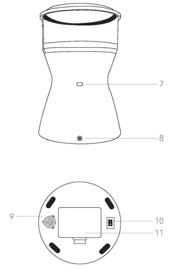 DUDU PET DU4L WF 4L Automatic Pet Feeder -Button