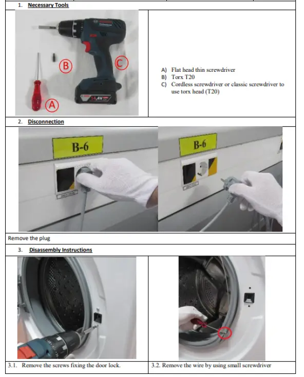 BUSH WMSAE912EB Series Washing Machine 6,7,8,9,10Kg-FIG18