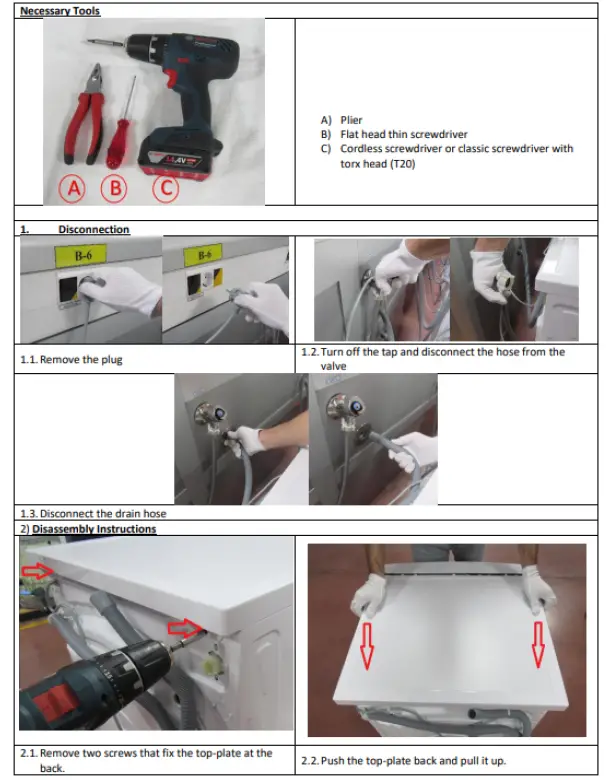 BUSH WMSAE912EB Series Washing Machine 6,7,8,9,10Kg-FIG20