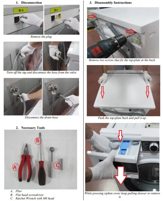 BUSH WMSAE912EB Series Washing Machine 6,7,8,9,10Kg-FIG26