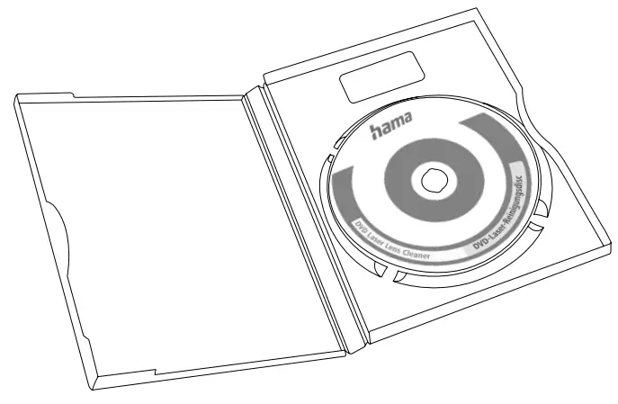 hama 00116200 DVD Deluxe Laser Lens Cleaner