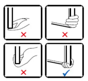 FIG 4 Carrying the Display