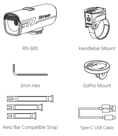 OLIGHT RN 600 USB-C Rechargeable LED Bike Light 1