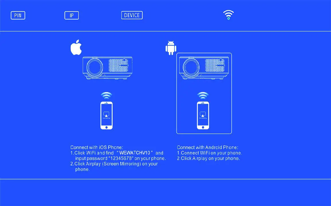 WEWATCH-V10A-Household-LED-Projector-11