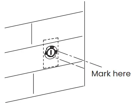 Swiss Madison SM-ST040 Touchless Tankless Toilet - Mark Position