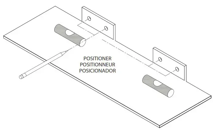 CRAFT MAIN GCS0515 Glass Rectangle Shelf - PARTS LIST 3
