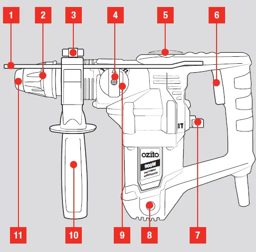 ozito-RHD-9035-900W-3.5J-Rotary-Hammer-Drill-Kit-01