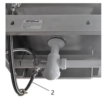 XPOtool 62685 Premium Steel Gastronomy Washbasin 13