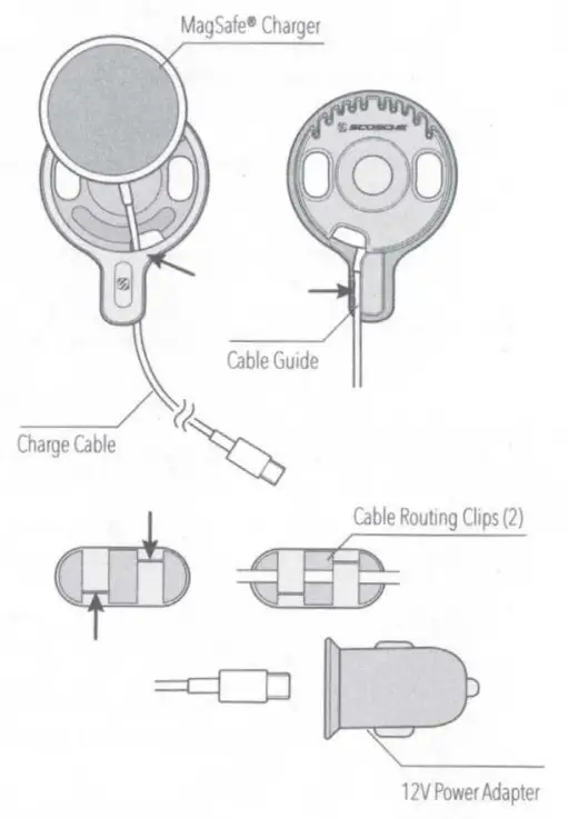 SCOSCHE MSHCUPMPD20 MagicMount MSC Cup Holder Mount Kit - Figure 4