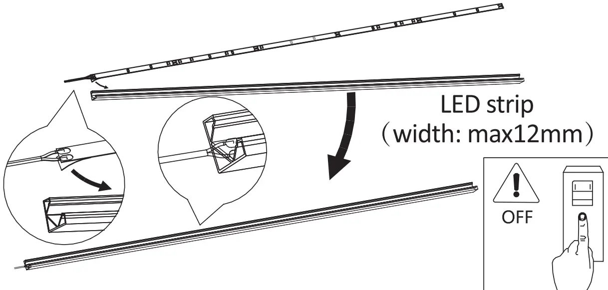 PHILIPS 929003244202 LED Strip Profile - fig