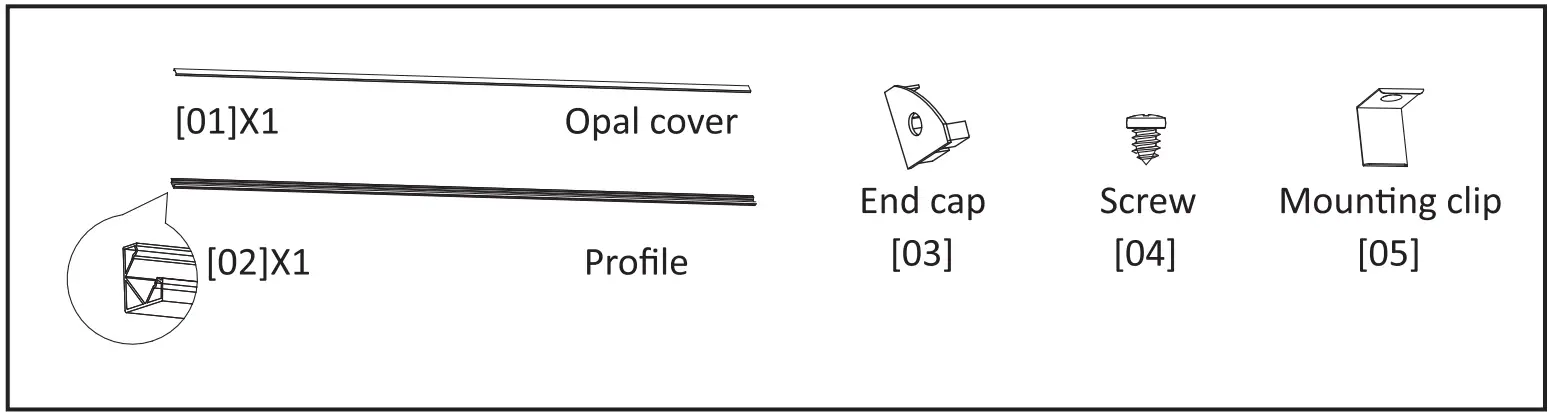 PHILIPS 929003244202 LED Strip Profile