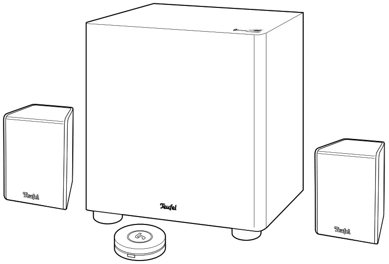 Teufel Concept C Turbo Boost 2.1 Complete Hi-Fi System