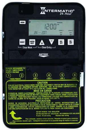 INTERMATIC ET1125C 24 Hour 2 Circuit Electronic Timer Control